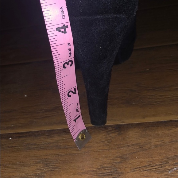 Madden Girl black suede platform shoes - Picture 6 of 7